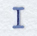 Courier Upper Case Letter I - 3 Inch