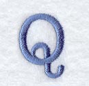 Courier Upper Case Letter Q - 3 Inch