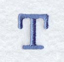 Courier Upper Case Letter T - 3 Inch