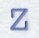 Courier Upper Case Letter Z - 3 Inch