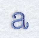 Courier Lower Case Letter a - 3 Inch