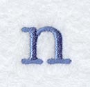 Courier Lower Case Letter n - 3 Inch