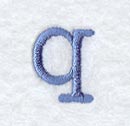 Courier Lower Case Letter q - 3 Inch