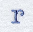 Courier Lower Case Letter r - 3 Inch