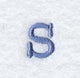 Courier Lower Case Letter s - 3 Inch