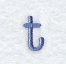 Courier Lower Case Letter t - 3 Inch