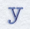Courier Lower Case Letter y - 3 Inch