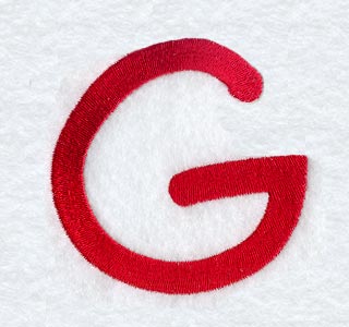 Kids Upper Case Letter G - 3 Inch