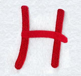 Kids Upper Case Letter H - 3 Inch