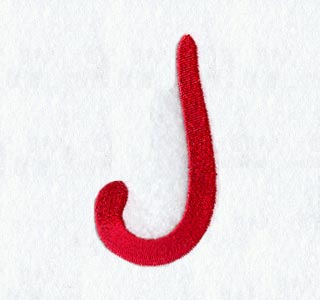 Kids Upper Case Letter J - 3 Inch