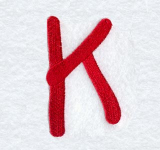 Kids Upper Case Letter K - 3 Inch