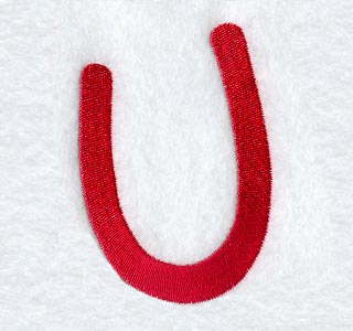 Kids Upper Case Letter U - 3 Inch