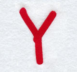 Kids Upper Case Letter Y - 3 Inch