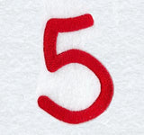 Kids Number 5 - 3 Inch