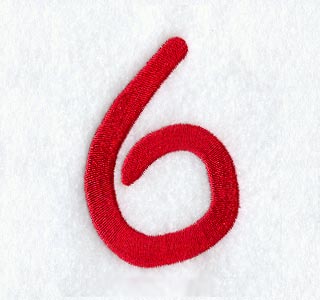 Kids Number 6 - 3 Inch