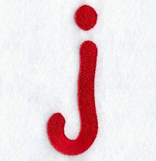 Kids Lower Case Letter j - 3 Inch