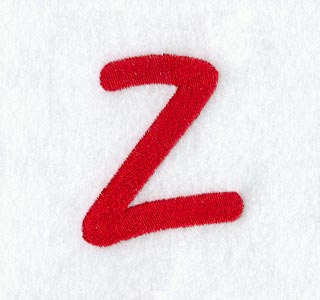 Kids Lower Case Letter z - 3 Inch
