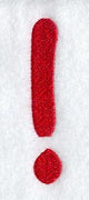 Kids Punctuation Exclamation Mark - 3 Inch