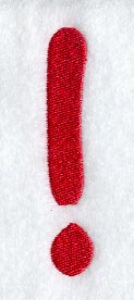 Kids Punctuation Exclamation Mark - 3 Inch