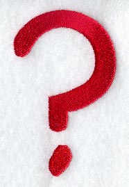 Kids Punctuation Question Mark - 3 Inch