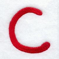 Kids Upper Case Letter C - 3 Inch