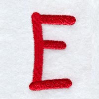 Kids Upper Case Letter E - 3 Inch
