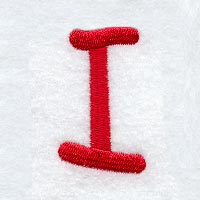Kids Upper Case Letter I - 3 Inch