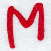 Kids Upper Case Letter M - 3 Inch