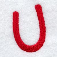 Kids Upper Case Letter U - 3 Inch