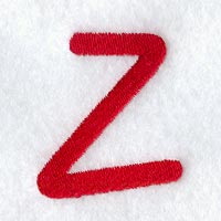 Kids Upper Case Letter Z - 3 Inch