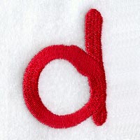 Kids Lower Case Letter d - 3 Inch