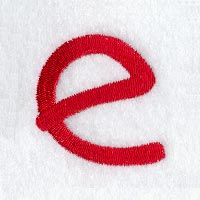 Kids Lower Case Letter e - 3 Inch