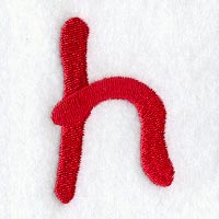Kids Lower Case Letter h - 3 Inch