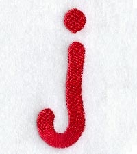 Kids Lower Case Letter j - 3 Inch