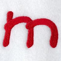 Kids Lower Case Letter m - 3 Inch