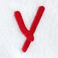 Kids Lower Case Letter y - 3 Inch