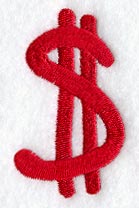 Kids Punctuation Dollar Sign - 3 Inch