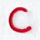 Kids Upper Case Letter C - 3 Inch