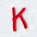 Kids Upper Case Letter K - 3 Inch