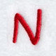 Kids Upper Case Letter N - 3 Inch