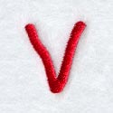 Kids Upper Case Letter V - 3 Inch