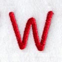 Kids Upper Case Letter W - 3 Inch