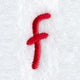 Kids Lower Case Letter f - 3 Inch