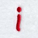 Kids Lower Case Letter i - 3 Inch