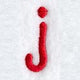 Kids Lower Case Letter j - 3 Inch