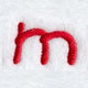 Kids Lower Case Letter m - 3 Inch