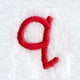 Kids Lower Case Letter q - 3 Inch