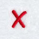 Kids Lower Case Letter x - 3 Inch