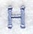 Dots Letter H - 2 inch