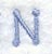 Dots Letter N - 2 inch